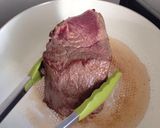 Foto del paso 1 de la receta: Carne Roast beef con costra de pistachos y panko