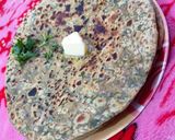 A picture of step 18 of Methi matar malai stuffed paratha.