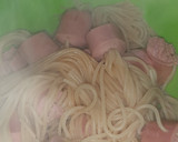 Foto del paso 4 de la receta: Espagueti con salchicha en salsa de jitomate