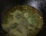 A picture of step 2 of Green peas masala Satvik and no tomato.