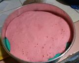 Foto langkah ke 4 dari resep Tar rainbow cake.