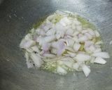 A picture of step 2 of Punjabi kadhi chawal dhaba style.