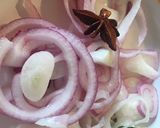 A picture of step 2 of Quick red onion pickle.