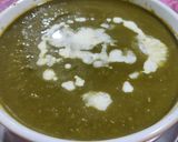 A picture of step 7 of Sarson ka saag.