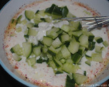 A picture of step 3 of Persian Cucumber Soup.