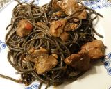 Foto del paso 12 de la receta Pasta negra con higadito pollo
