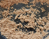 A picture of step 12 of Amaranth or Rajgira Halwa.