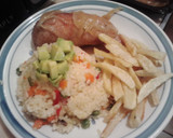 Foto del paso 8 de la receta: Pernil de pollo relleno y arroz a la jardinera