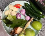 Foto langkah ke 1 dari resep Ikan tri cumi asin sambal ijo.