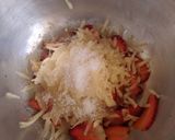 Foto del paso 1 de la receta: Leche con frutilla, Manzana y avena