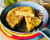 Foto del paso 5 de la receta: Tortilla de patata y cebolla 🥔 🧅 🇪🇸 ⚽️ 🏴