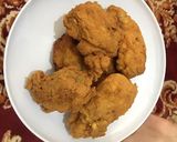 Foto langkah ke 8 dari resep Ayam goreng ala KFC (tepungnya sedikit pedas).