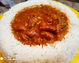 A picture of step 7 of Rajma with Rice.