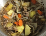 Foto del paso 5 de la receta: Nikujaga (estofado de carne y papa)
