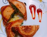 A picture of step 6 of Sweet potato grilled sandwich.