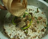 A picture of step 2 of Hyderabadi Machli Ka Khatta Salan.