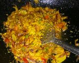 A picture of step 3 of Paneer karela.