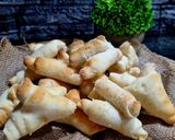 Foto del paso 7 de la receta: CUERNITOS DE QUESO, SIN GRASA NI MANTECA ❤️