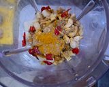 A picture of step 1 of Pineapple Prawn Curry.