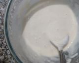 A picture of step 1 of Zafrani Jalebi.