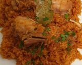 Foto del paso 9 de la receta Arroz rojo con pollo