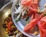 A picture of step 2 of Grill rajma paneer pocket.