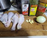 Foto del paso 1 de la receta: Bistec con muslo de pollo