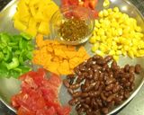 A picture of step 2 of Mexican Salad.