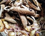 Foto del paso 5 de la receta: SETAS, 🍄Tocino 🐷y Espárragos al Ajo con Alioli...!
