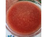 A picture of step 2 of Strawberry juice.