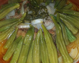 Foto del paso 5 de la receta: Tajín de carne de ternera con gombos y salsa de tomate - Mlokhiya