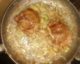 A picture of step 3 of Noodles, chicken and cabbage.