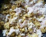 A picture of step 3 of Suran keema.
