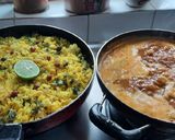 A picture of step 5 of Vidarbha special Nagpuri famous dish spicy tarri poha.