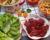 Hình bước làm 1 của món Cơm nhà ngày nóng