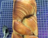 Foto langkah ke 8 dari resep Roti Tawar Marbel Coklat (sponge dough method) *M27.