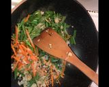 A picture of step 3 of Pan fried gluten free dumplings.