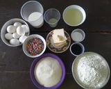 Foto del paso 1 de la receta: Pastel Funfeticake