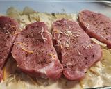 A picture of step 4 of Pork Chop Scalloped Potato Bake.