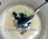 A picture of step 3 of Curacao syrup.