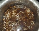 A picture of step 3 of Onion maggie and manchow maggie soup.