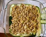 A picture of step 5 of Healthy,  Quick & tasty Courgette & Turkey/Chicken pie (low carb, gluten free).