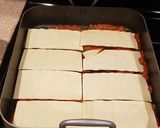 A picture of step 6 of Mighty 25lb Bolognese Lasagna.
