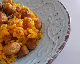 Foto del paso 6 de la receta: Arroz seco de salchichas