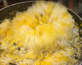 A picture of step 3 of Persian Chelo Kabab with Saffron rice.