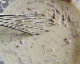 Une image de l'étape 4 de Gauffres salées jambon emmental.