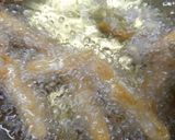 A picture of step 3 of Karai potato fries.