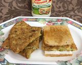 A picture of step 4 of Toasted Bread Omelette Sandwich.