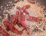 A picture of step 1 of Misal Masala Powder.