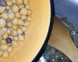 A picture of step 8 of Green Masala Chickpeas.